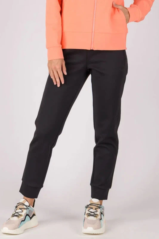 ANTA A-Sports Shape Knit Track Pants Basic Black