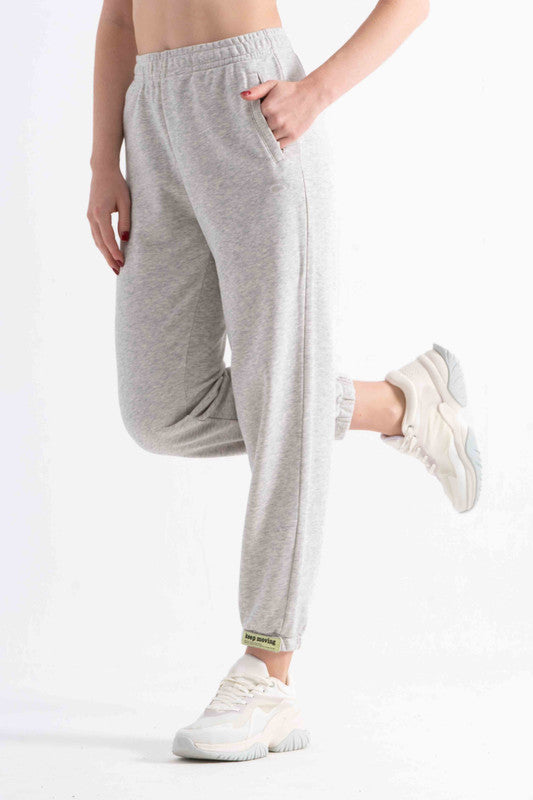 KNIT TRACK PANTS