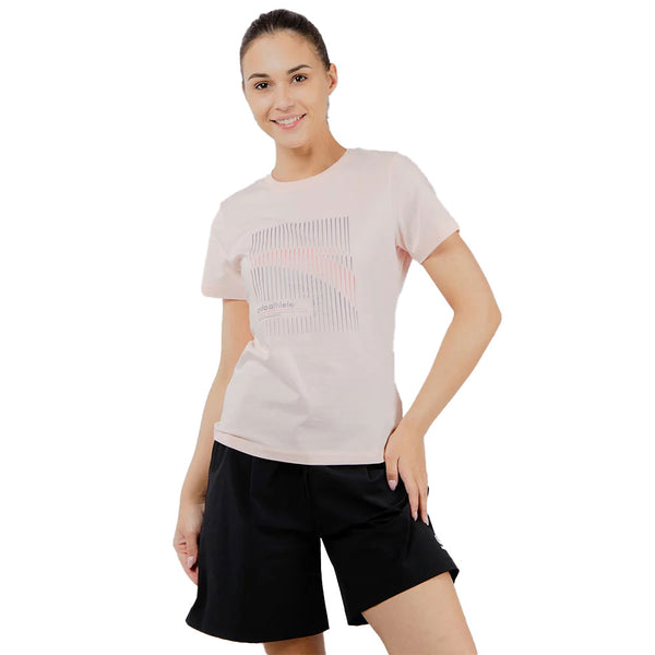 ANTA Cross Training Short Sleeve T-Shirt Fog Rose Pink