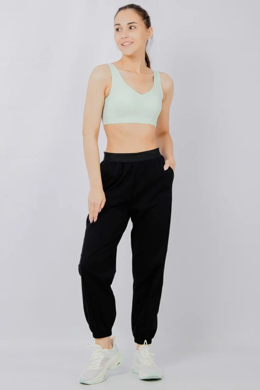 ANTA Knit Track Pants Basic Black