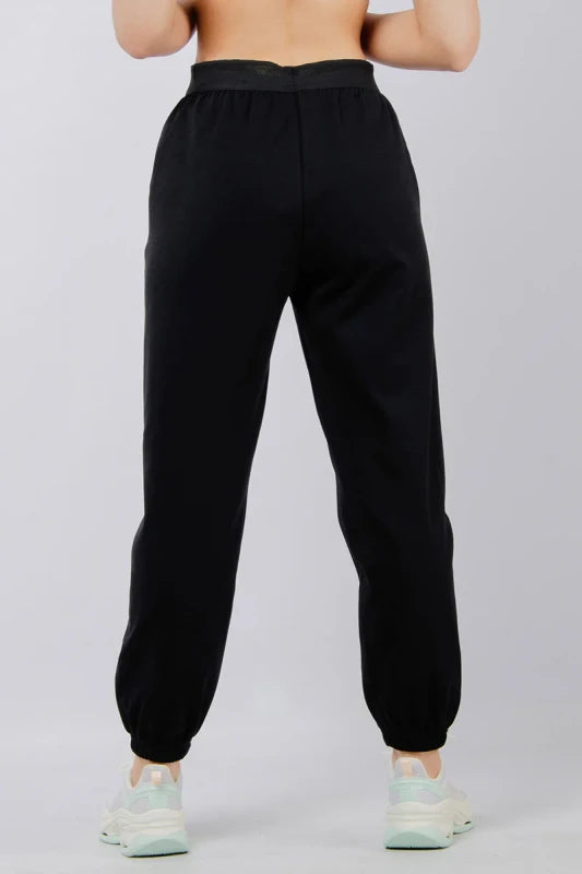 ANTA Knit Track Pants Basic Black