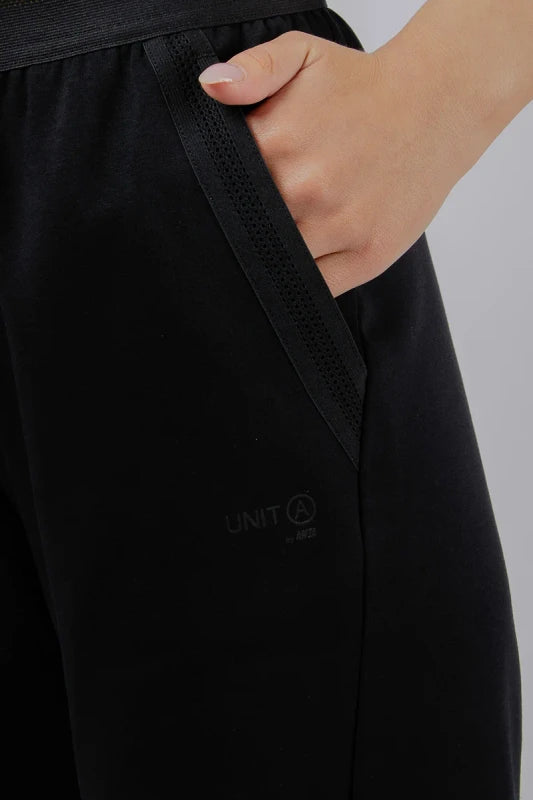 ANTA Knit Track Pants Basic Black