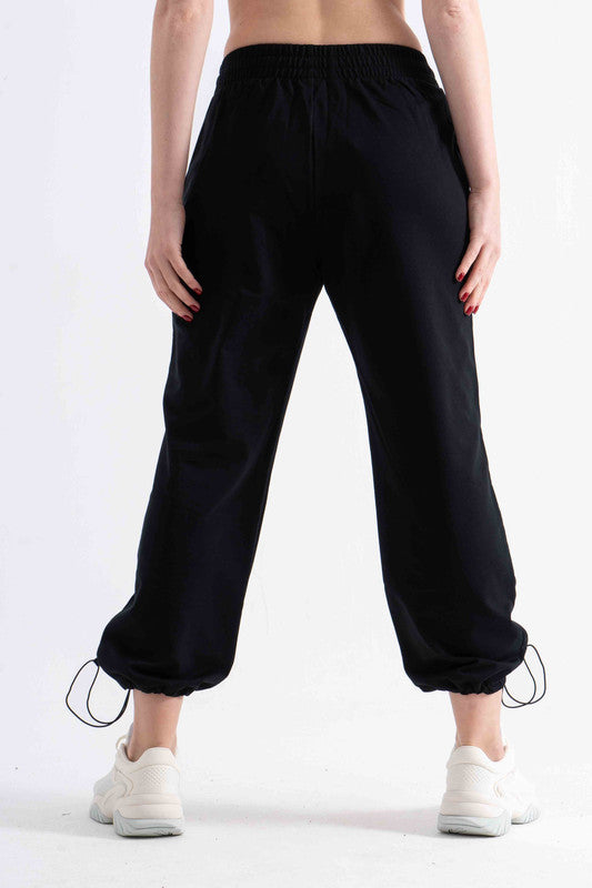 KNIT TRACK PANTS