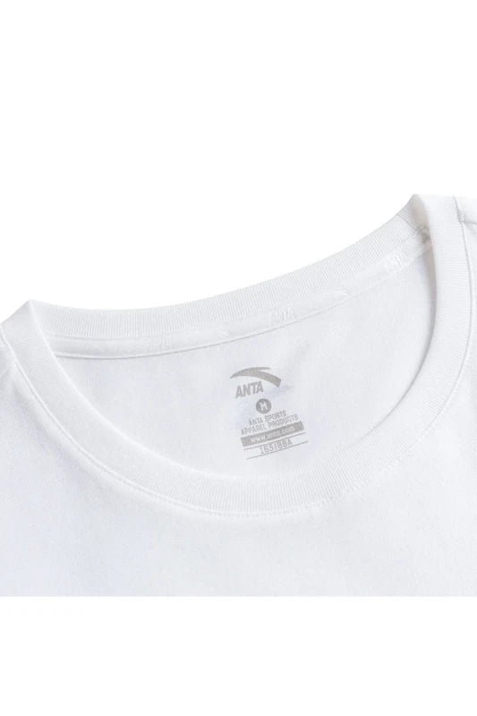 ANTA A-DRY FAST Short Sleeve T-Shirt Snow White