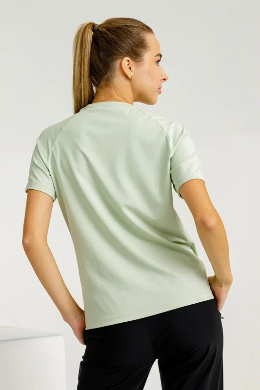ANTA A-Chill Touch Cross Training Short Sleeve T-Shirt Green