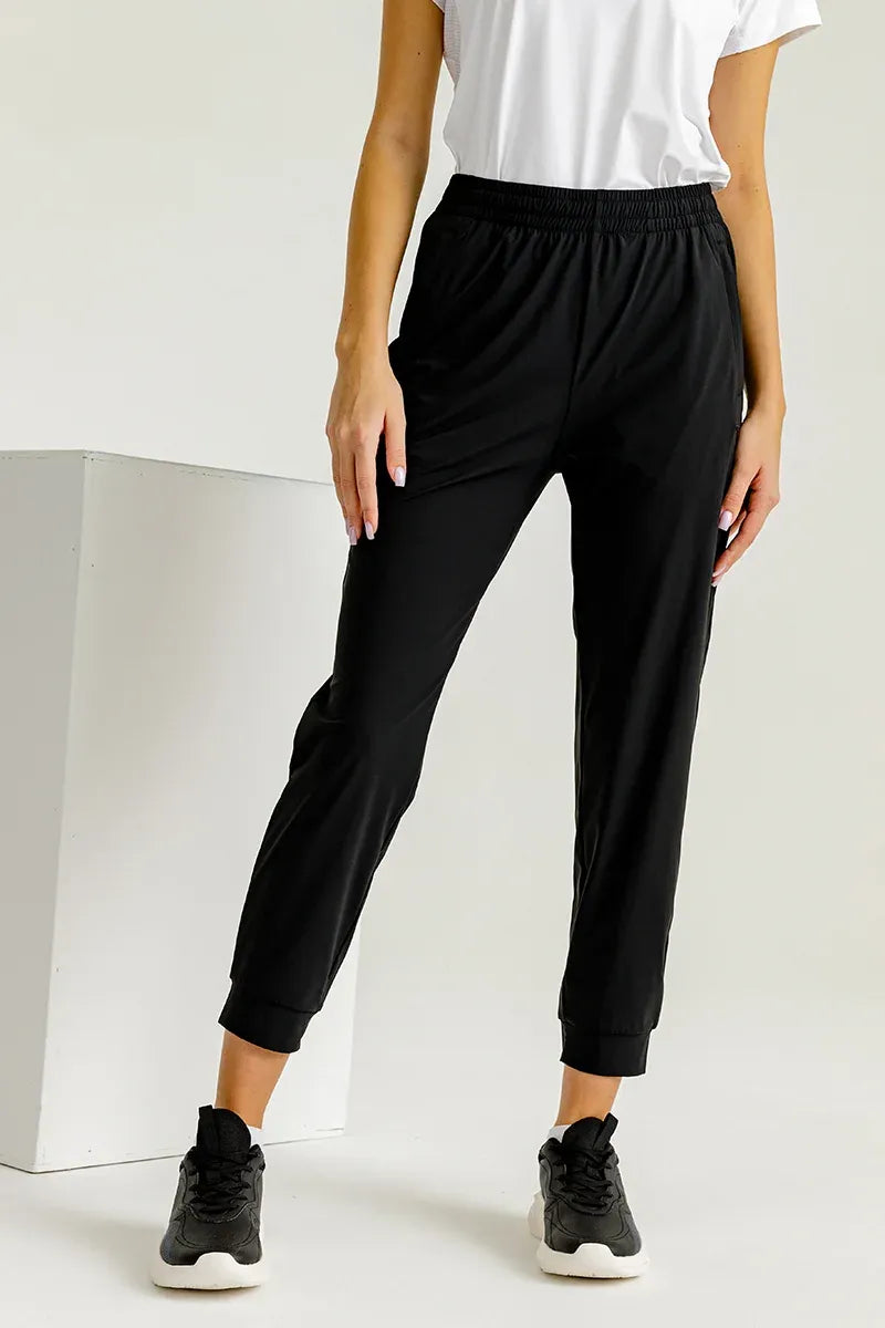 KNIT ANKLE PANTS