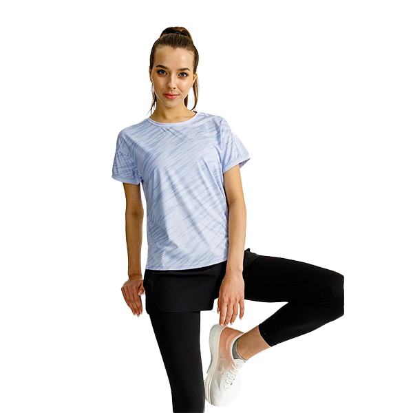 ANTA Recycled Yarn Running Short Sleeve T-Shirt Purple
