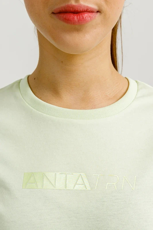 ANTA Cross Training Short Sleeve T-Shirt Green