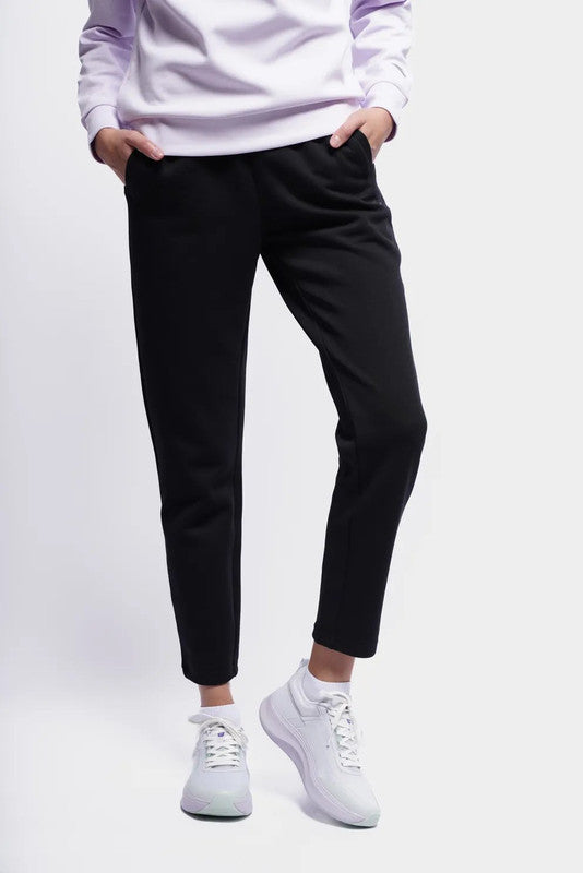 ANTA A-Sports Shape Knit Track Pants Black