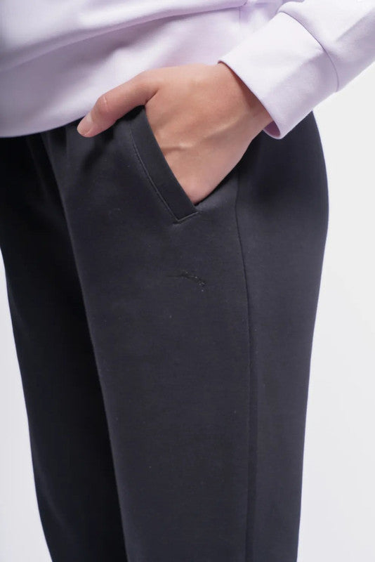 ANTA A-Sports Shape Knit Track Pants Black