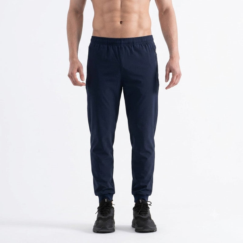 ANTA Woven Ankle Pants are designed for running Black