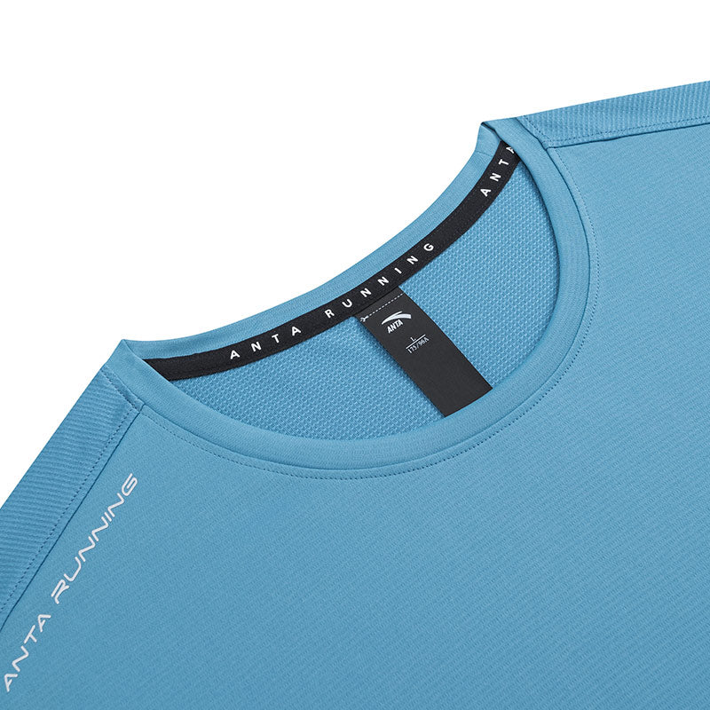 ANTA Running Short Sleeve T-Shirt Blue