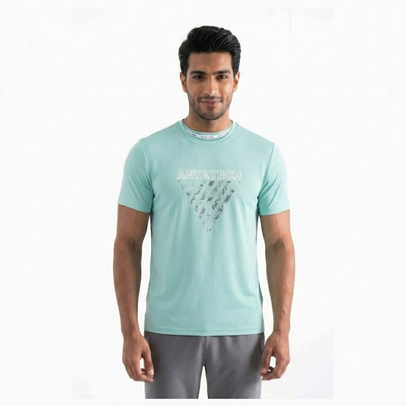 ANTA T-shirt Ice Blue Green