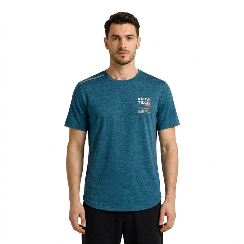 ANTA A-Cool Cross Training Short Sleeve T-Shirt Blue