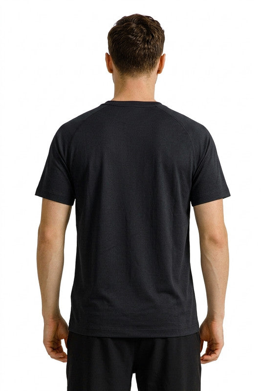 ANTA Running Short Sleeve T-Shirt Black[Heather Grey]
