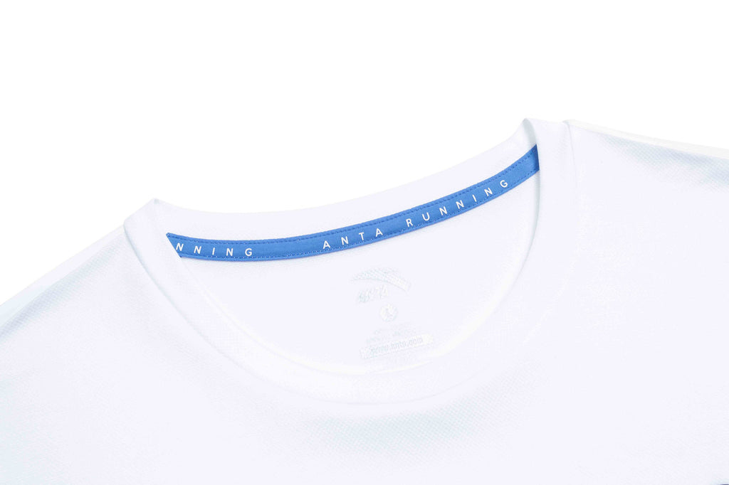 ANTA Running Short Sleeve T-Shirt Pure White
