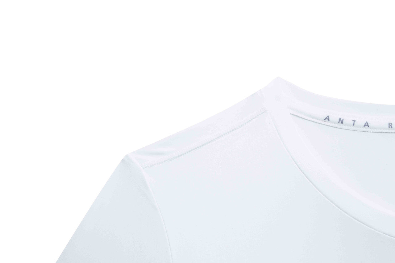 ANTA A-Chill Touch Running Short Sleeve T-Shirt Pure White