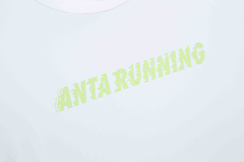 ANTA A-Chill Touch Running Short Sleeve T-Shirt Pure White