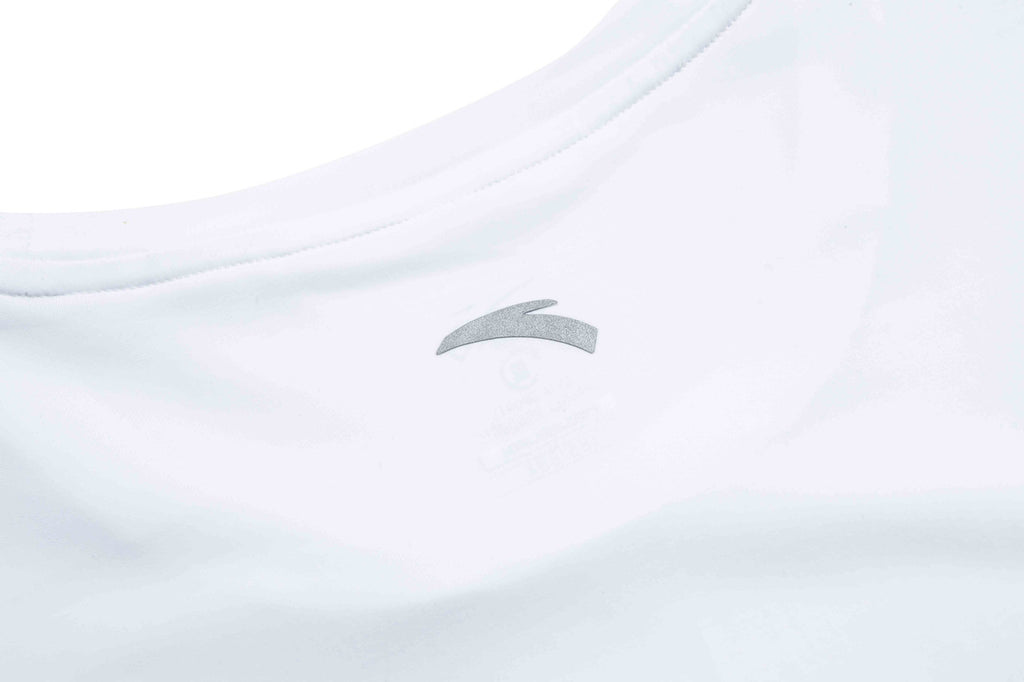 ANTA A-Chill Touch Running Short Sleeve T-Shirt Pure White