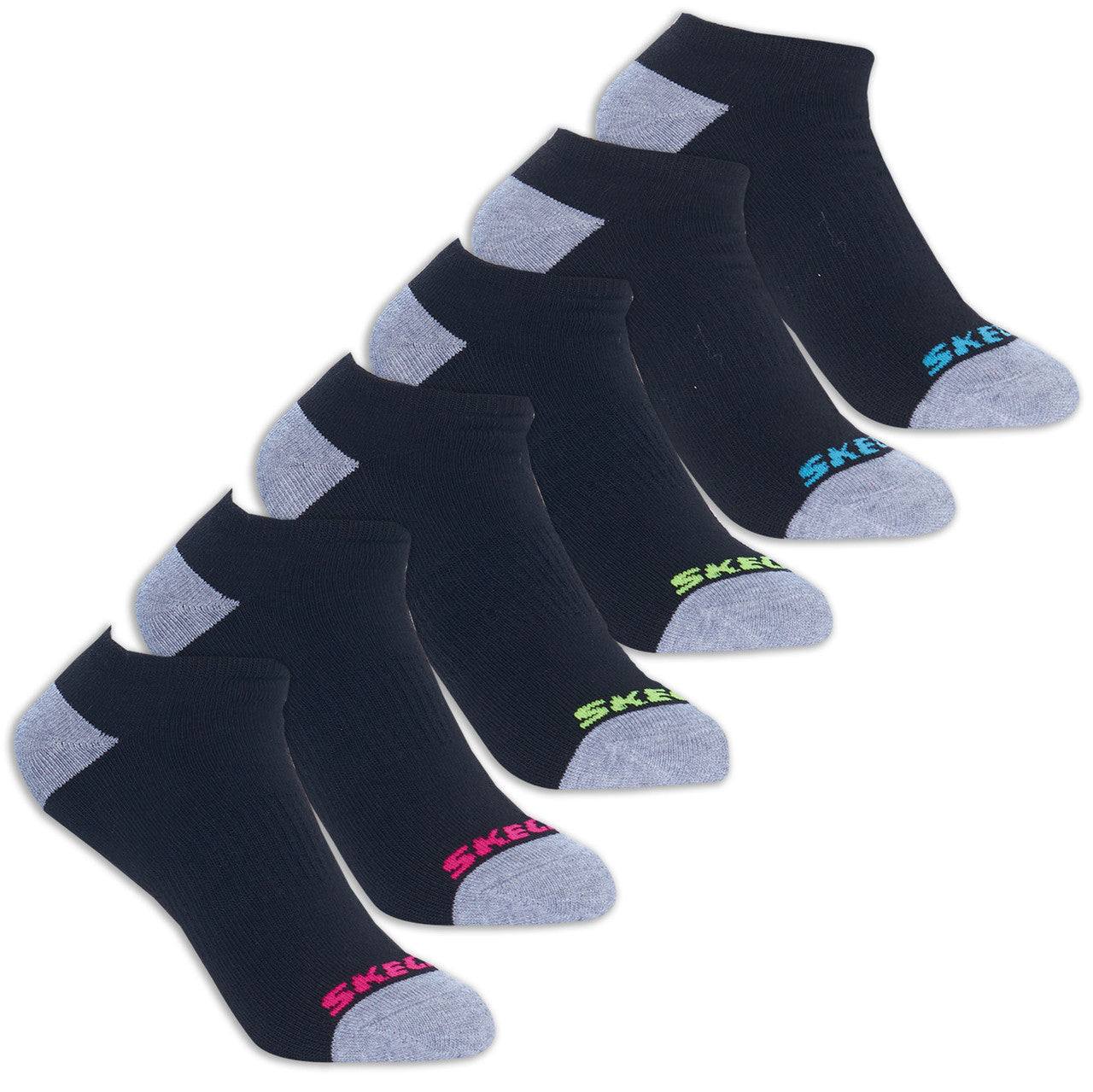 6PK WOMENS FULL TERRY NO SHOW