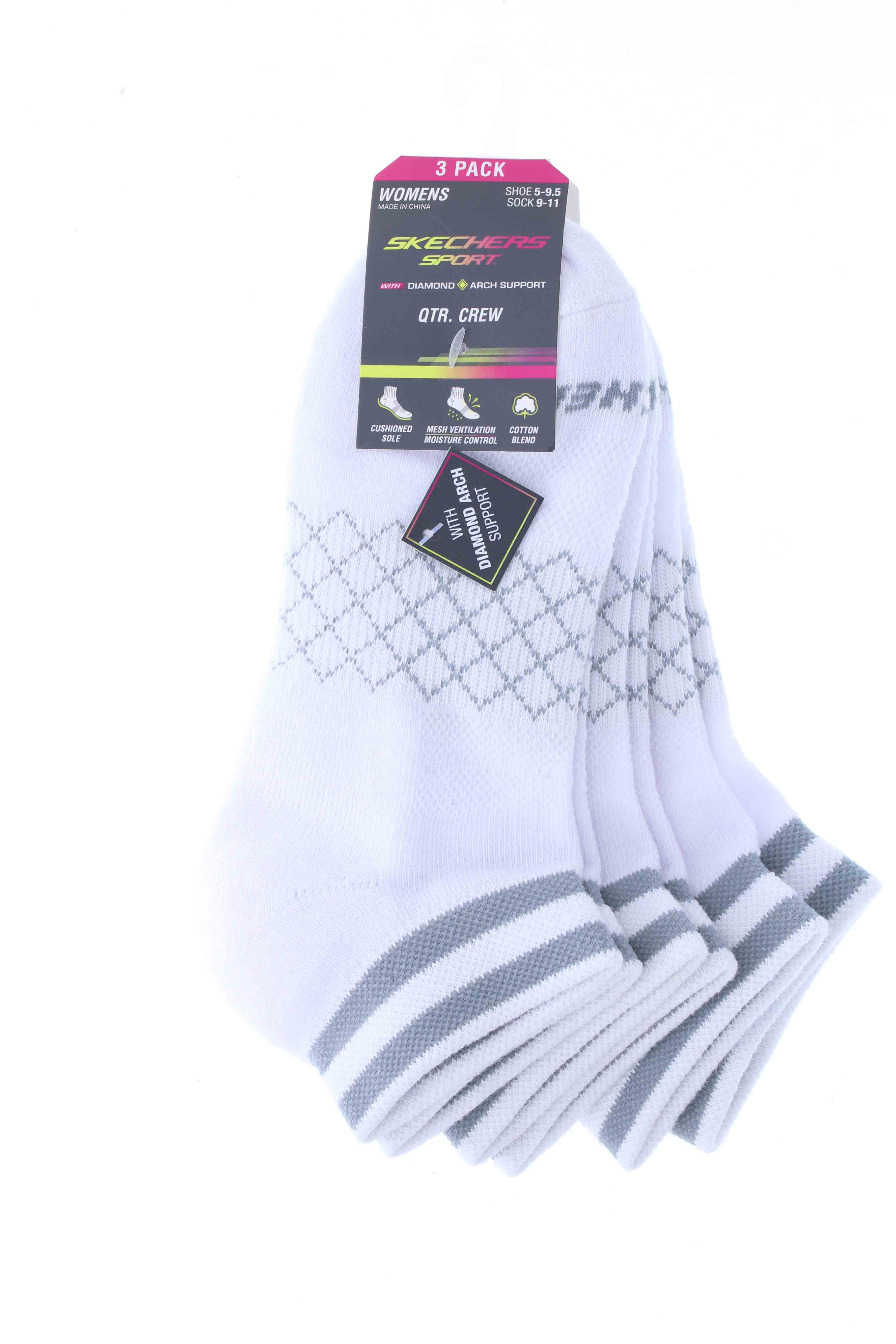 3PK WOMENS 1/2 TERRY QTR CREW