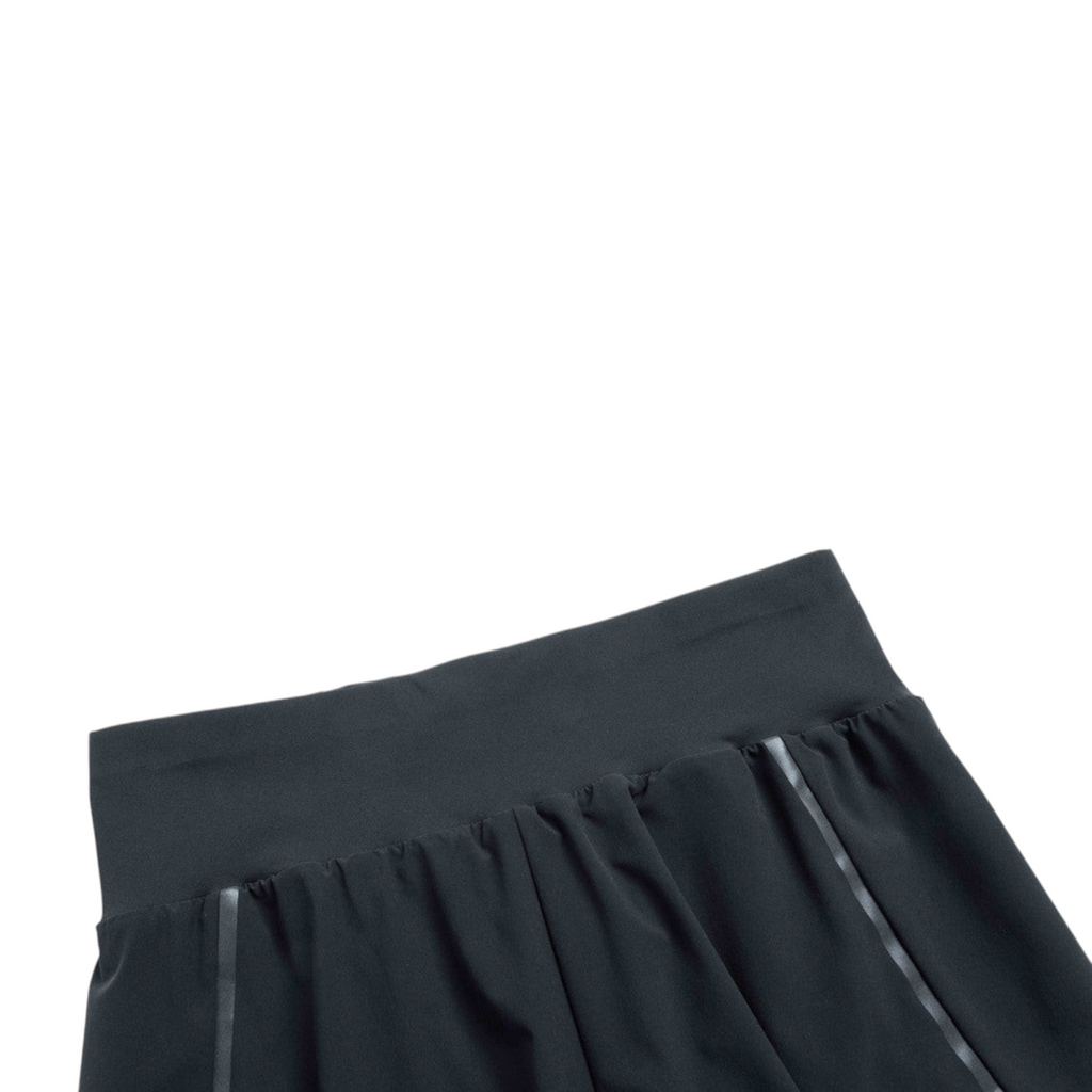 FRG ANTA A-Cool black running shorts featuring a wide elastic waistband and breathable performance fabric