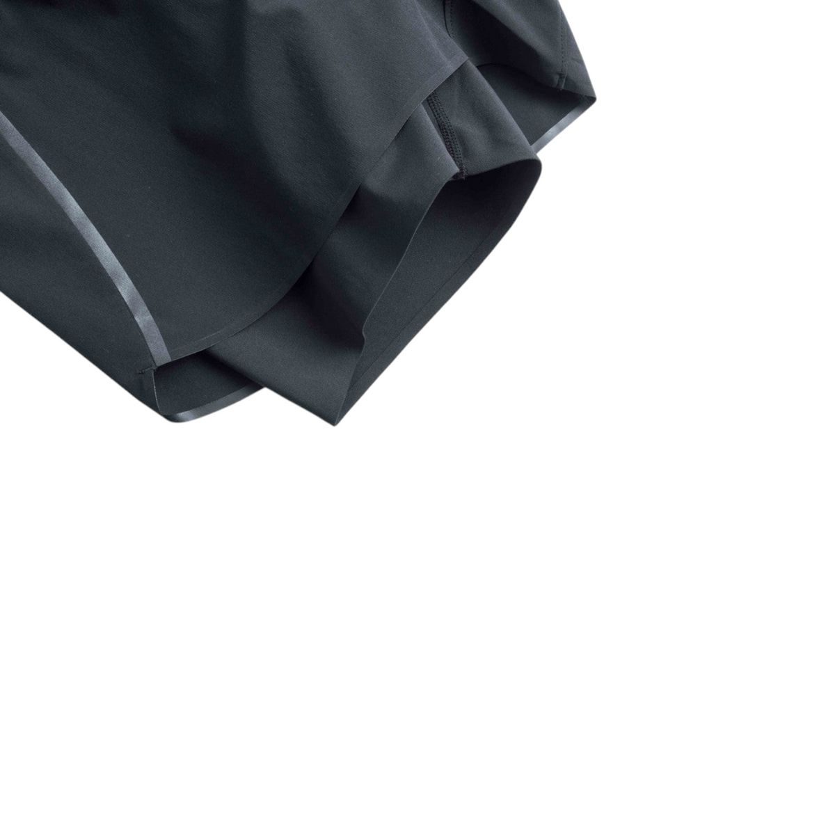 FRG ANTA black knit track pants featuring a soft cotton-polyester blend and lightweight athletic construction.