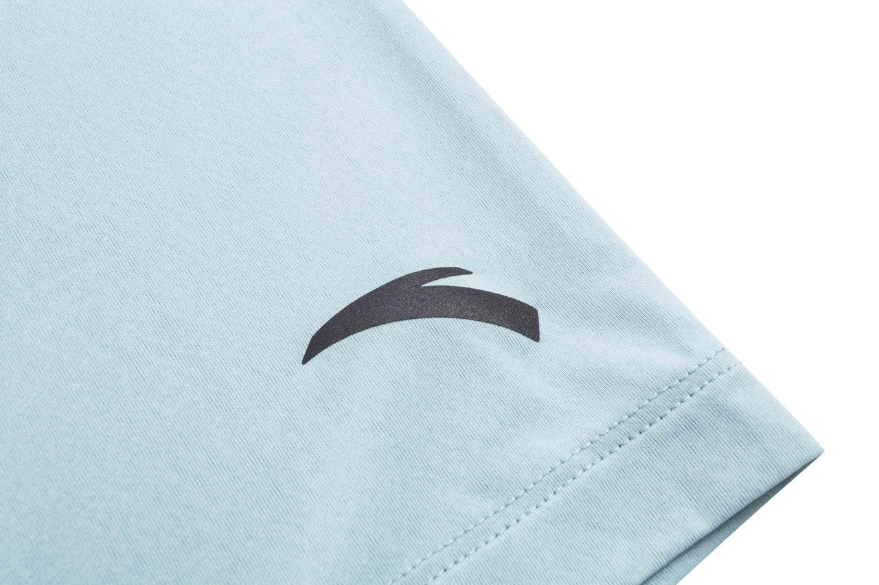 ANTA Advanced Training Running Short Sleeve T-Shirt Crab Shell Blue