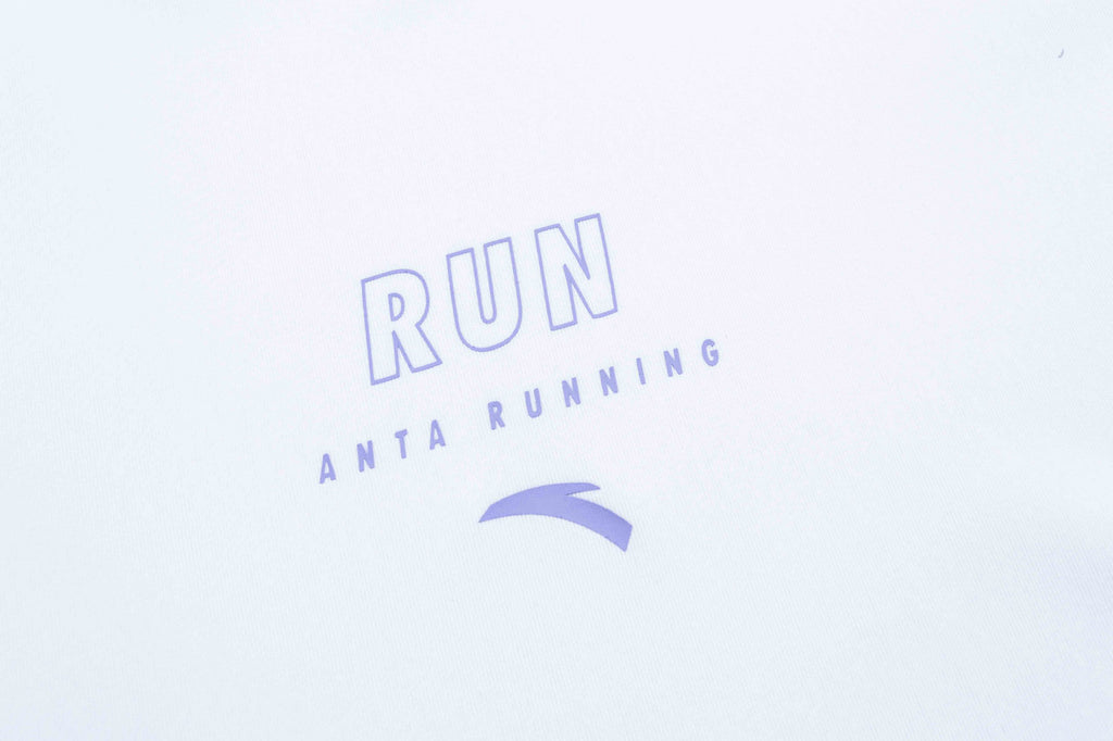 ANTA A-Chill Touch Running Short Sleeve T-Shirt Pure White