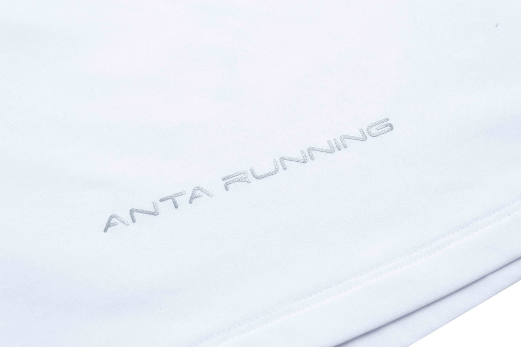 ANTA A-Chill Touch Running Short Sleeve T-Shirt Pure White