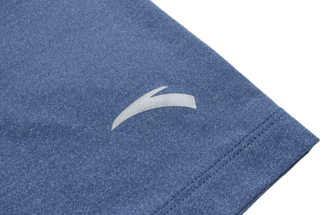 ANTA Advanced Training Running Short Sleeve T-Shirt Blue [Heather]
