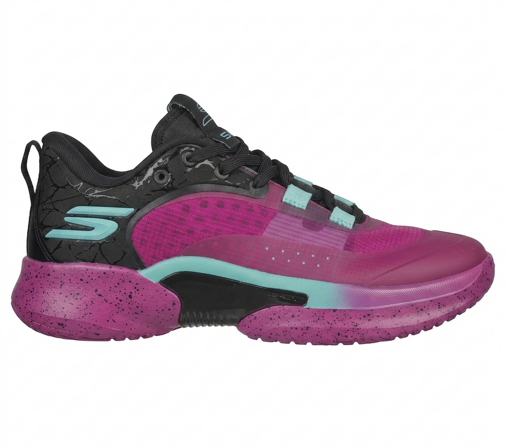 Skechers Basketball RESAGRIP Purple Black