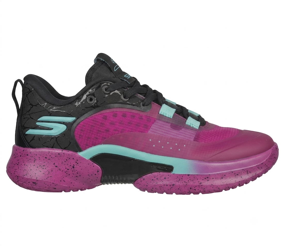 Skechers Basketball RESAGRIP Purple Black