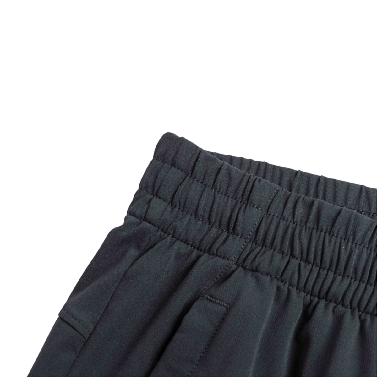FRG knit ankle pants in charcoal grey featuring a comfortable elasticated waistband and side pockets