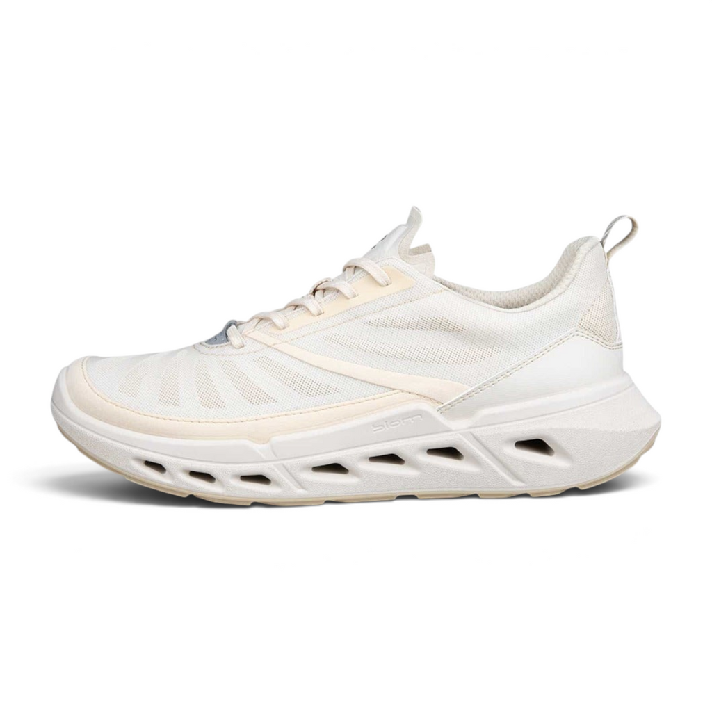 FRG ECCO Biom 720 women's limestone breathable summer sneaker with mesh upper and cushioned sole