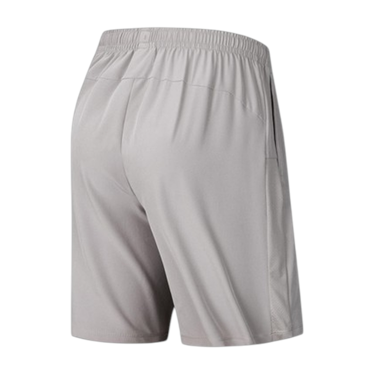FRG Anta smoke grey woven training shorts with A-COOL II ventilation technology, back view