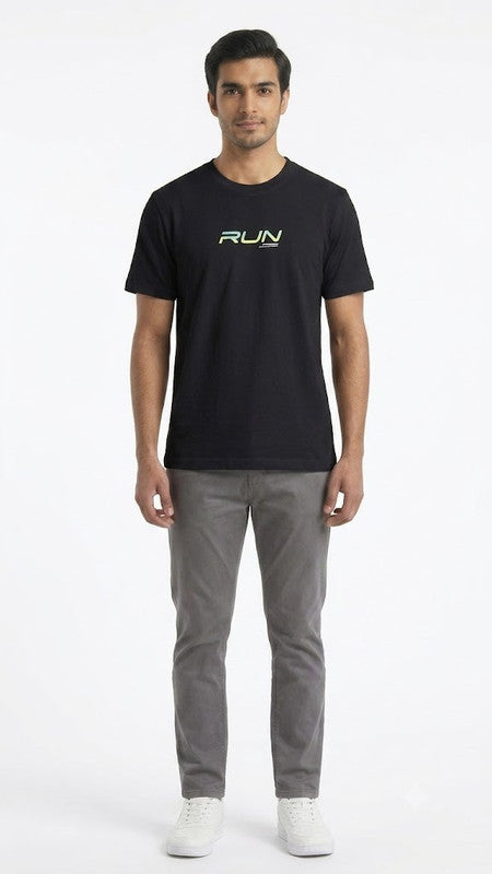 ANTA Running Short Sleeve T-Shirt Black