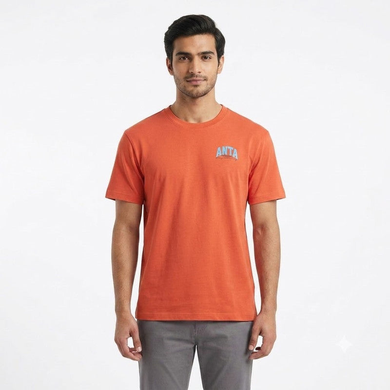 ANTA Relay Baton Short Sleeve T-Shirt High Orange