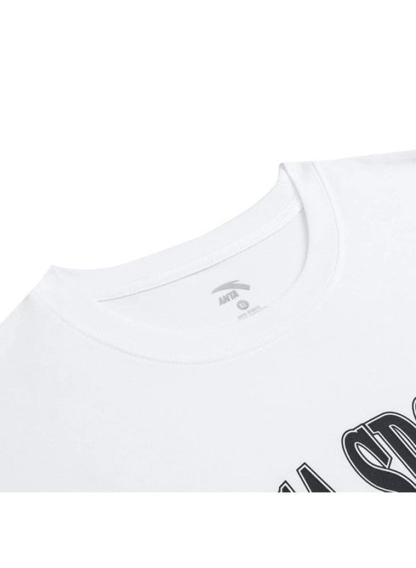 ANTA Lifestyle Short Sleeve T-Shirt White