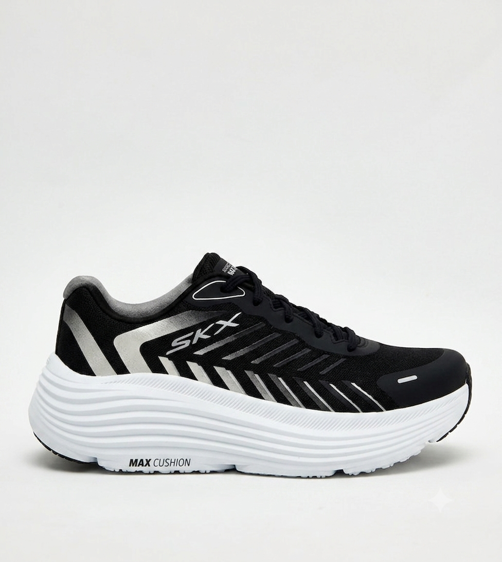 Skechers Max Cushioning Endeavour Black White