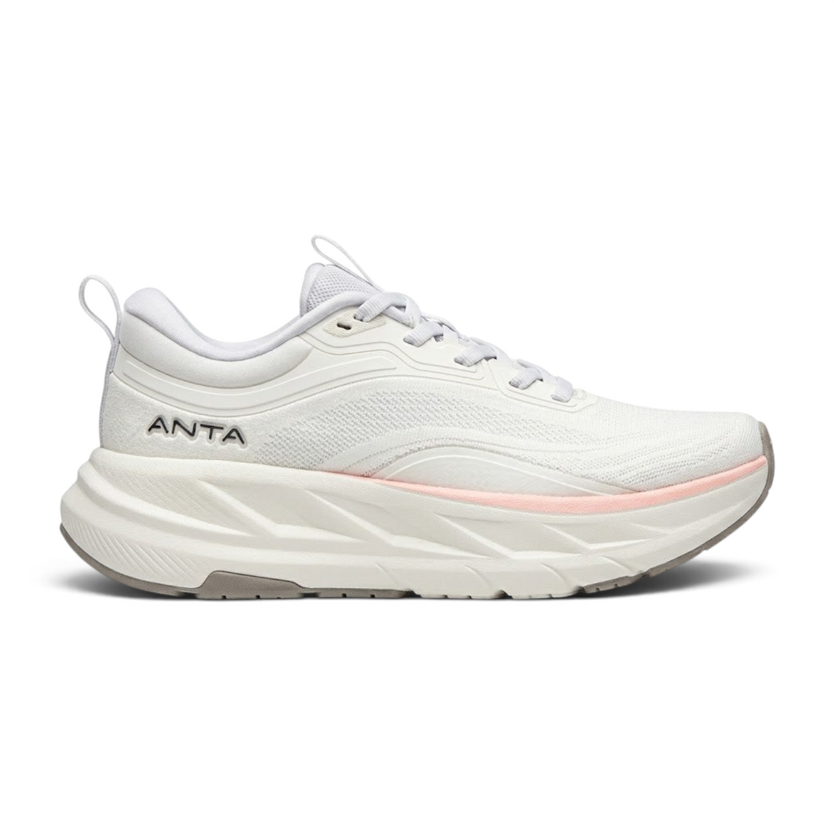 FRG ANTA women's beige cross-training shoes with breathable mesh, A-FLASHEDGE cushioning, and supportive TPU details.