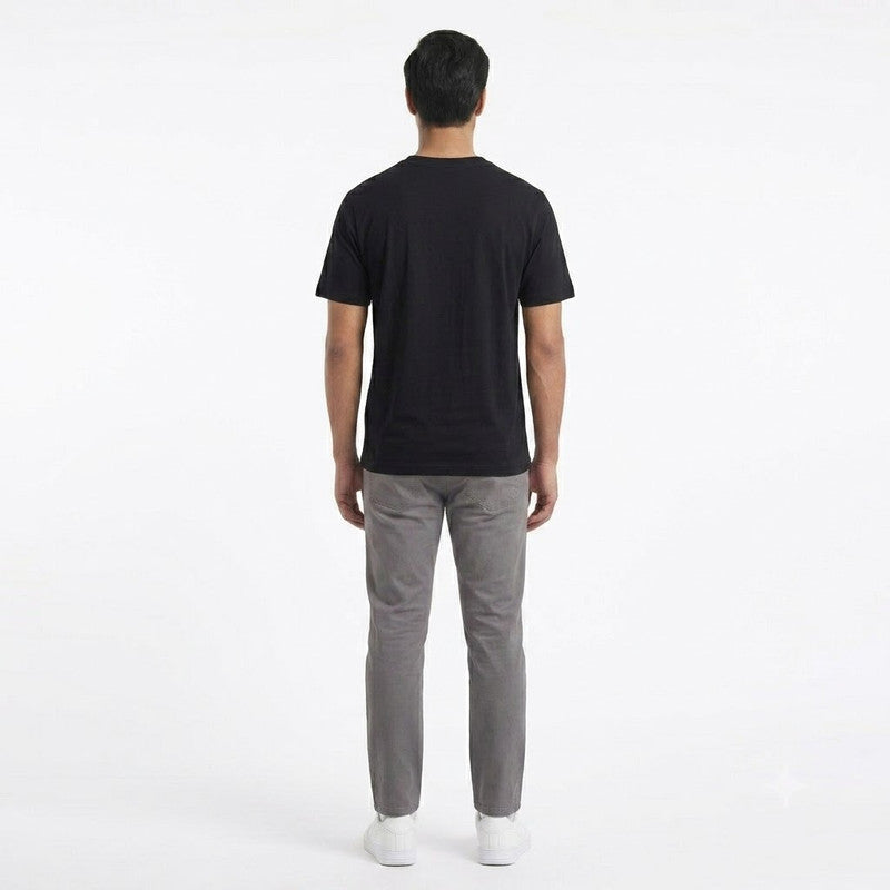 ANTA Retro Sports Short Sleeve T-Shirt Black