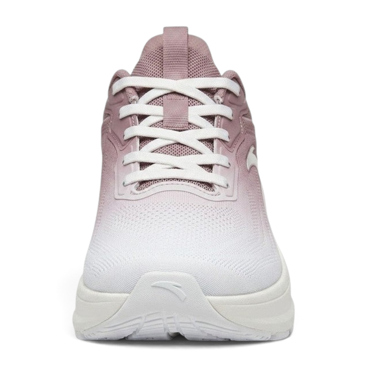 FRG ANTA women's cross-training shoes in white and mauve gradient with breathable mesh and cushioned sole