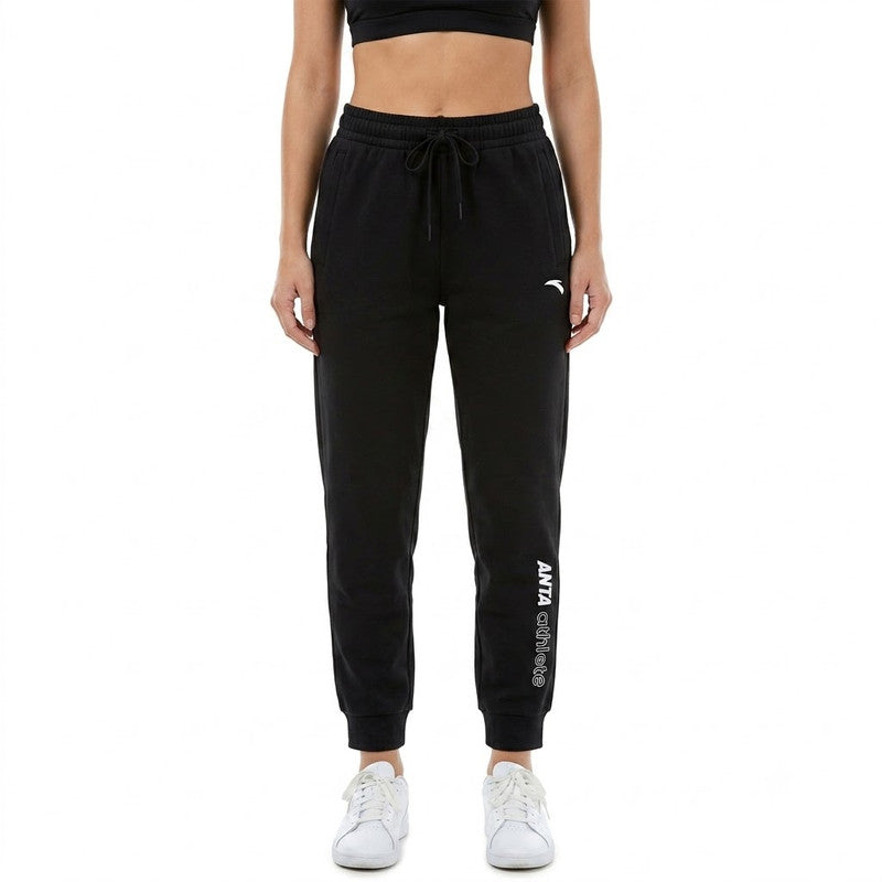 ANTA Knit Track Pants Basic Black