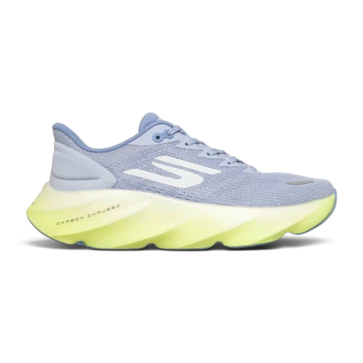 FRG Skechers Aero Burst running shoe in pink, white, and mint with a thick HYPER BURST ICE midsole and mesh upper.