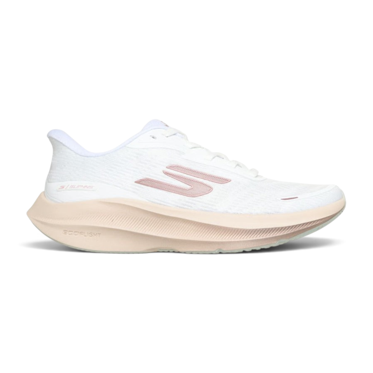 FRG Skechers Slip-ins Aero Pulse running shoe in white and rose with a lightweight cushioned sole and mesh upper