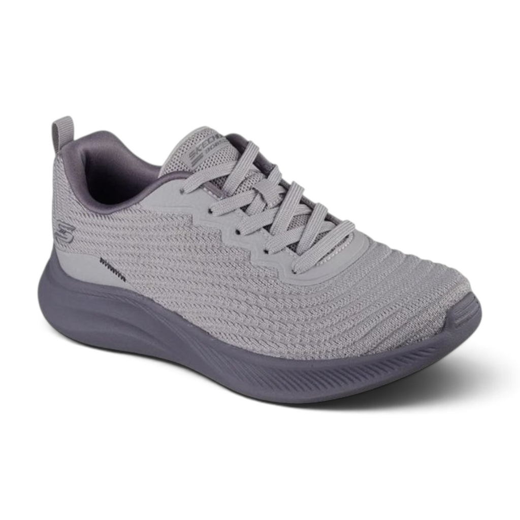 FRG Skechers BOBS Moda Flex sneaker in lilac with a breathable knit upper and cushioned sole for everyday comfort.