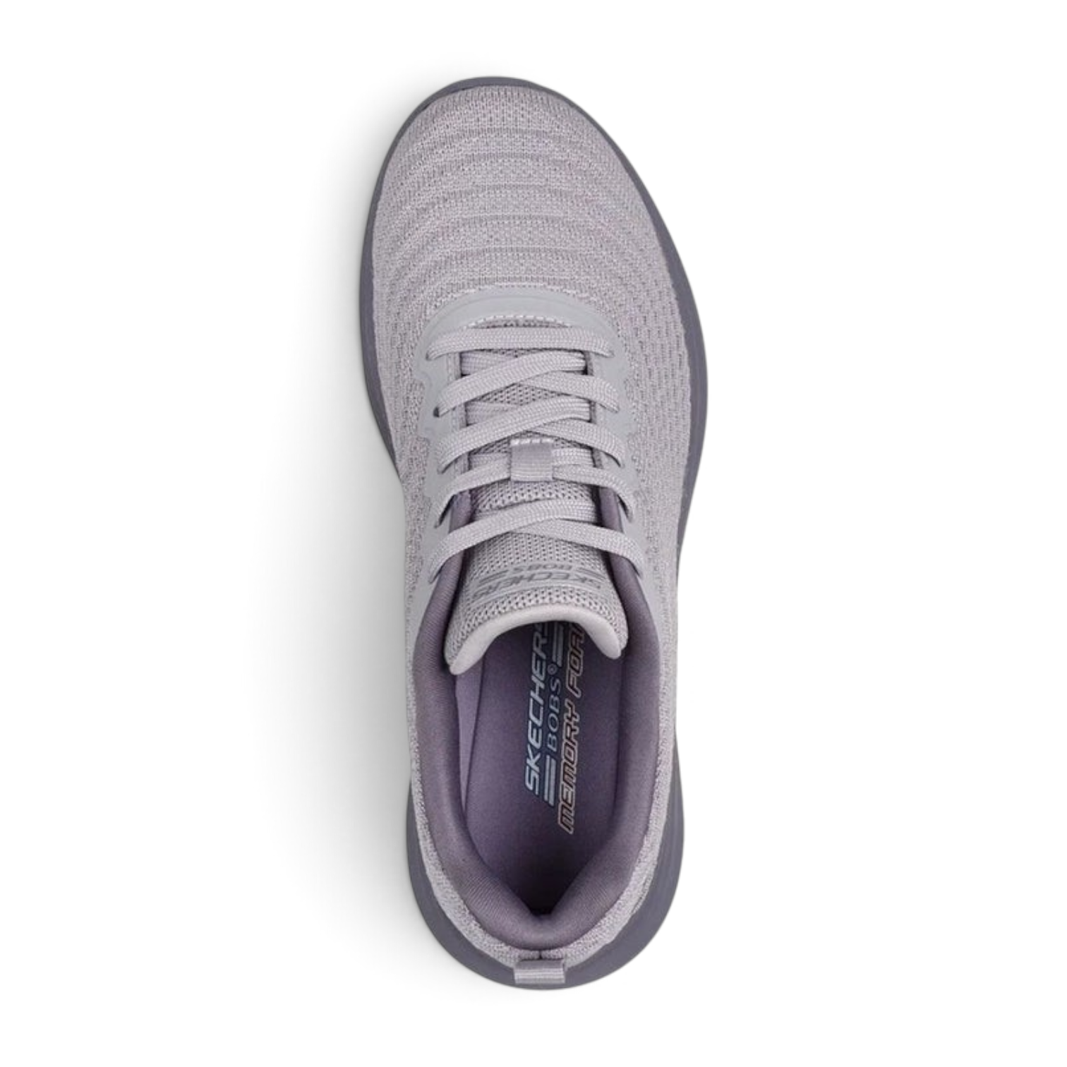 FRG Skechers BOBS Moda Flex sneaker in lilac with a breathable knit upper and cushioned memory foam insole