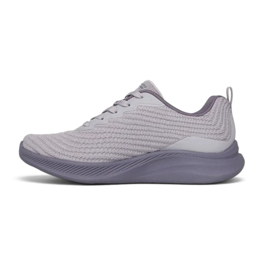 FRG Skechers BOBS Moda Flex sneaker in lilac with a breathable knit upper and cushioned sole for everyday wear.