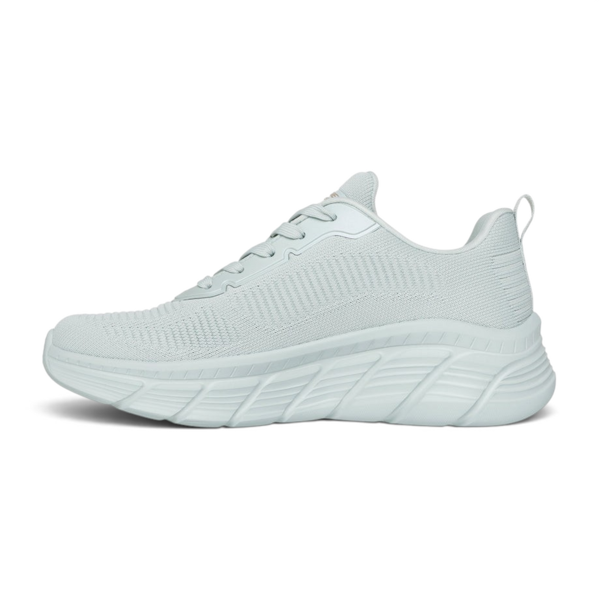 FRG Skechers BOBS Sport B Flex high-top sneaker in sage green knit with memory foam sole